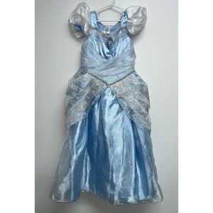 Disney Store Princess Cinderella Costume Dress Girls Size 7 8 Halloween Cosplay